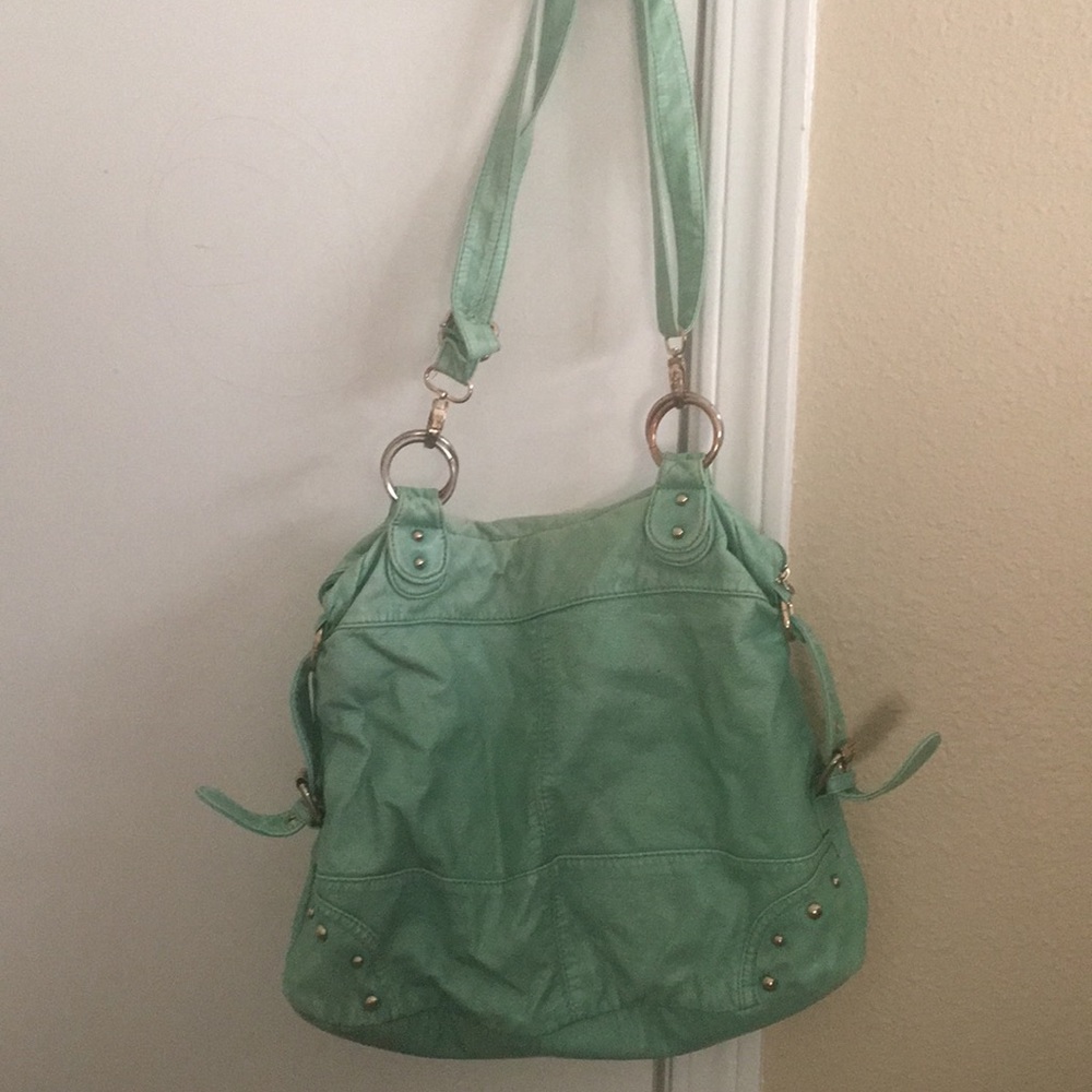 Teal Shoulder Purse